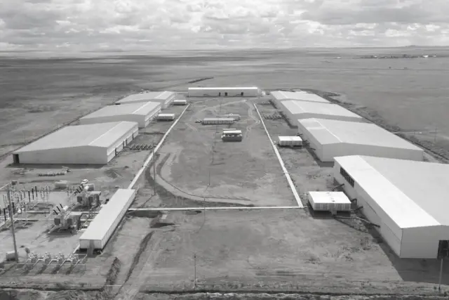 Tesla Mining station aerial facility