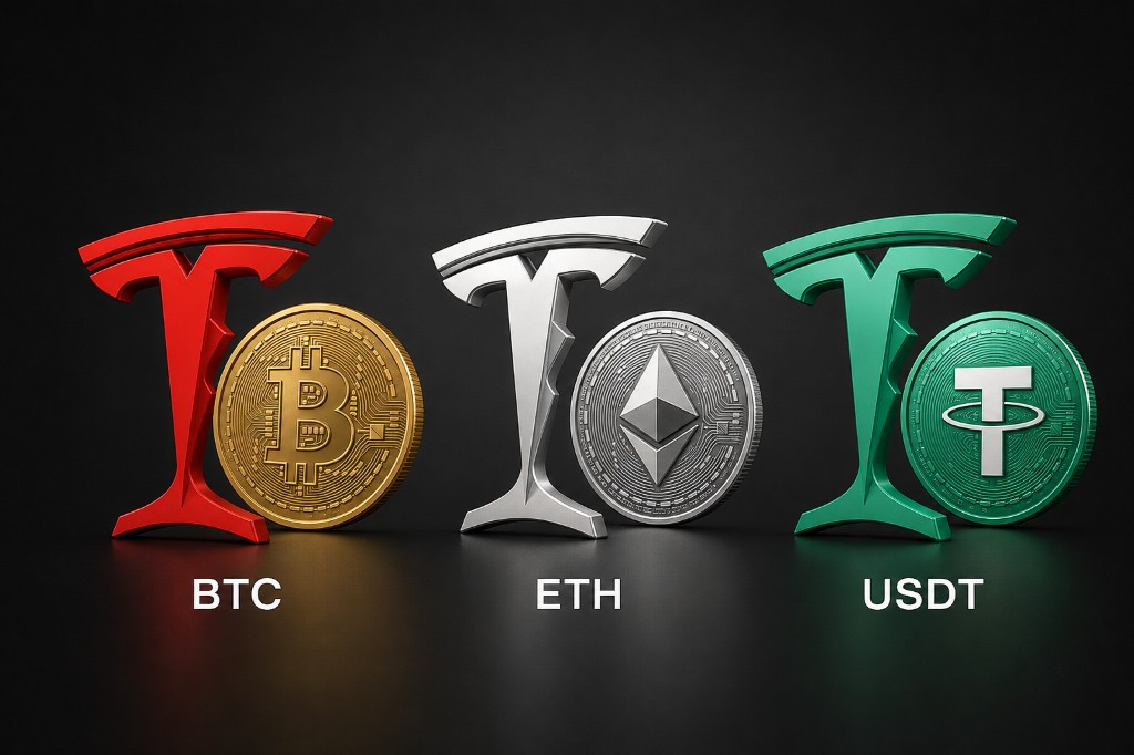 Tesla Mining — BTC, ETH, and USDT